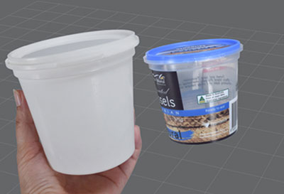 Essential Tips For Designing Branded Containers, Thin Wall In Mold Labels, 5 Sided Containers