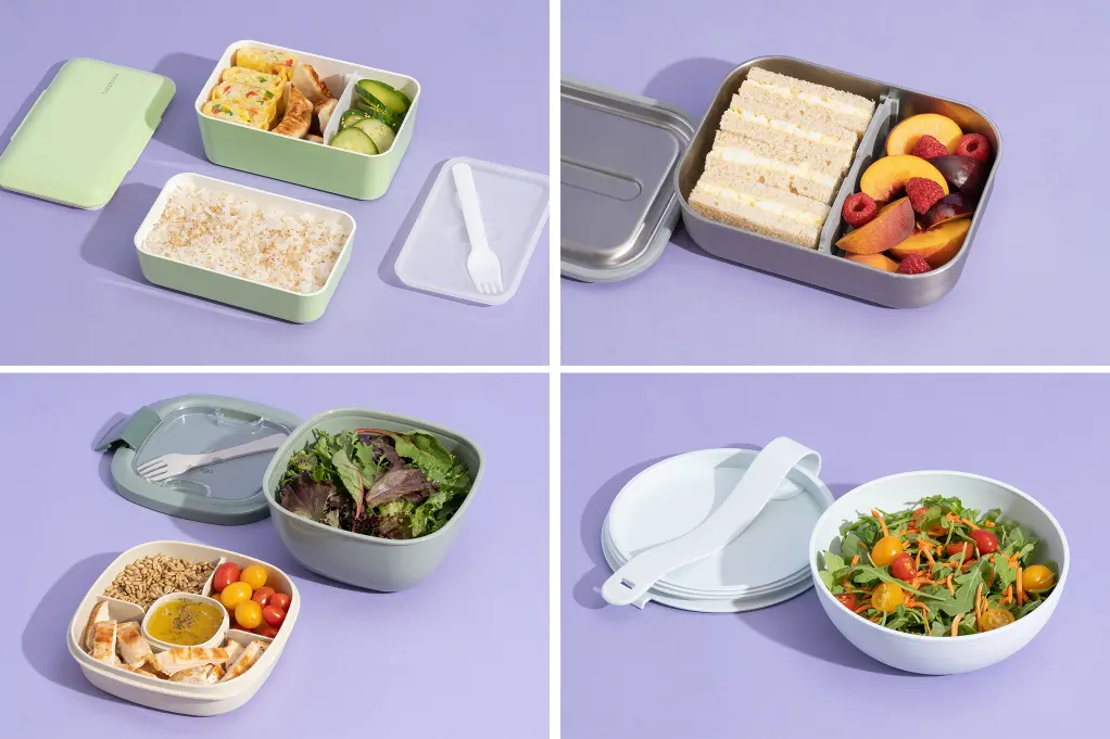 Recyclable Lunch Snap Pots Made with Recycled Plastics