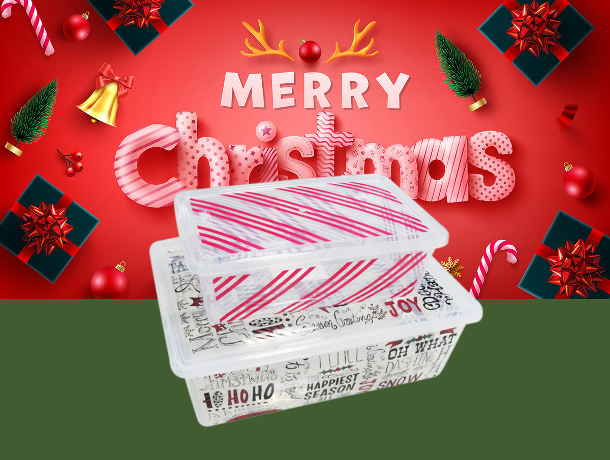 Get Ready for Christmas with our Home Plastic Storage Boxes!