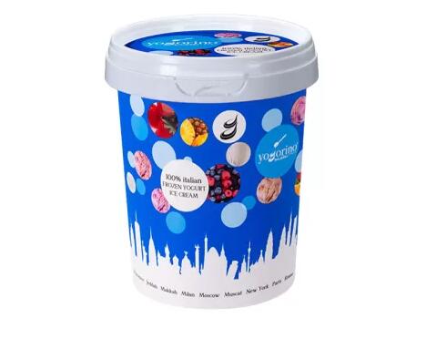 IML Plastic Ice Cream Container