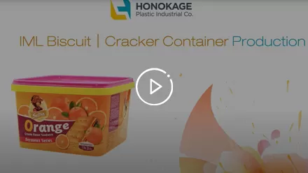 IML Biscuit | Cracker | Cookies Container Production-Honokage IML Plastic Packaging Manufacturer