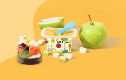 IML baby food packaging