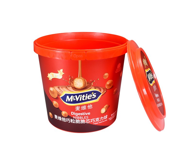 Round Biscuit Container