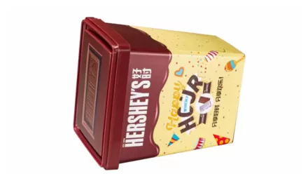 1kg rigid plastic box for ice cream and chocolate candie