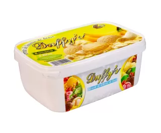 2L IML Plastic Ice Cream  Container rectangular shape