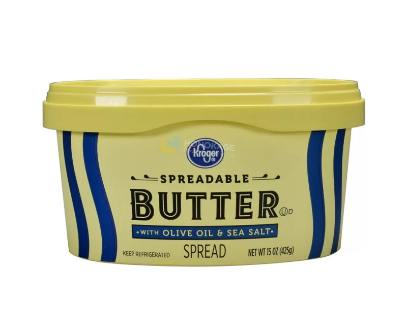 15OZ IML Plastic margarine tub oval shape