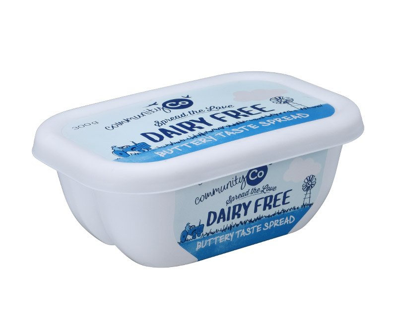 300ml IML Plastic butter Container oval Streamlined shape