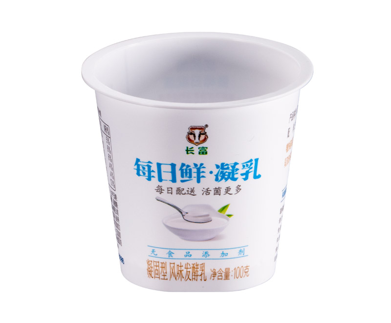 100g IML Plastic yogurt cup packaging