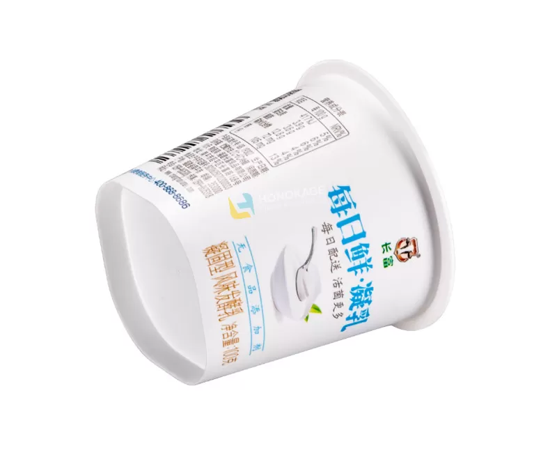 100g IML Plastic yogurt cup packaging
