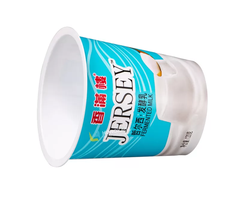 120g IML Plastic yogurt cup packaging