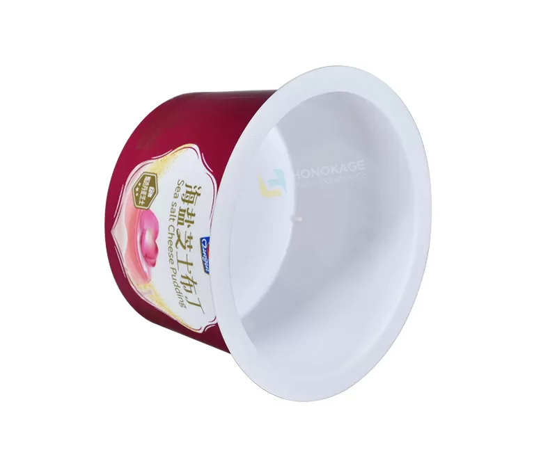 80ml IML Plastic yogurt cup packaging round shape