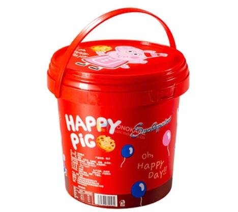 1l Round Plastic Chocholate Bucket